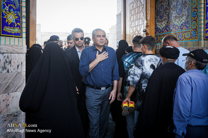 تشرف وزیر کشور جمهوری اسلامی پاکستان به حرم مطهر رضوی
