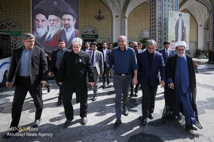 تشرف وزیر کشور جمهوری اسلامی پاکستان به حرم مطهر رضوی
