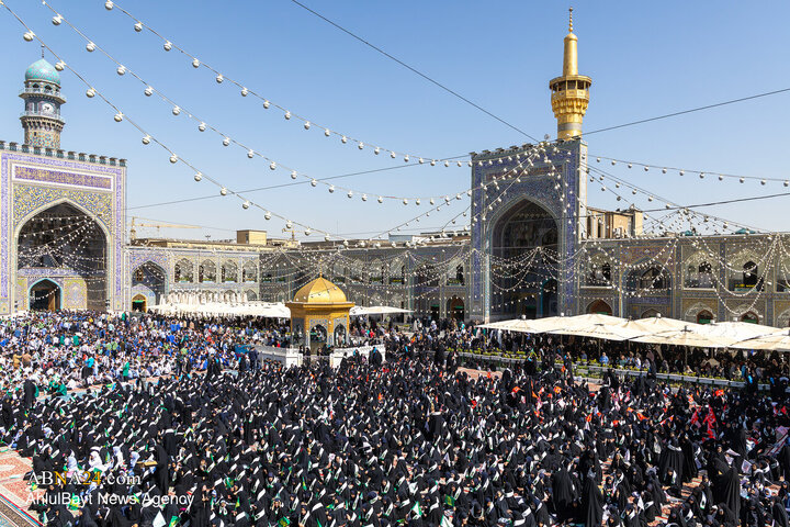 آیین آغاز سال تحصیلی مدارس در حرم مطهر رضوی
