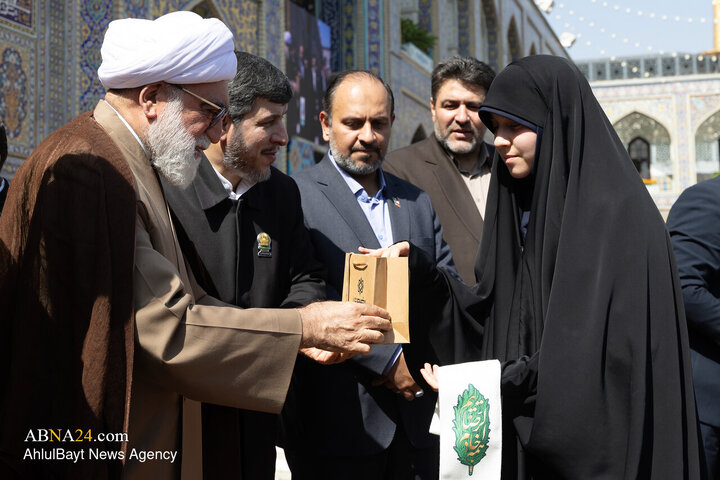 آیین آغاز سال تحصیلی مدارس در حرم مطهر رضوی