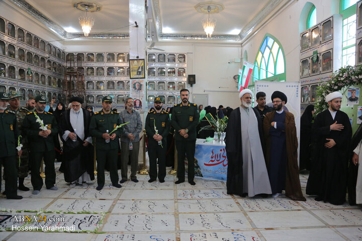 آیین «میهمانی لاله‌ها» در آستان امامزادگان ابراهیم و محمد(ع)