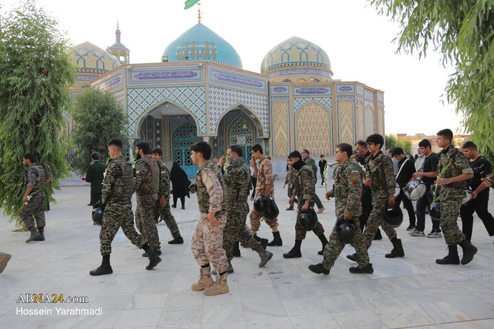 آیین «میهمانی لاله‌ها» در آستان امامزادگان ابراهیم و محمد(ع)