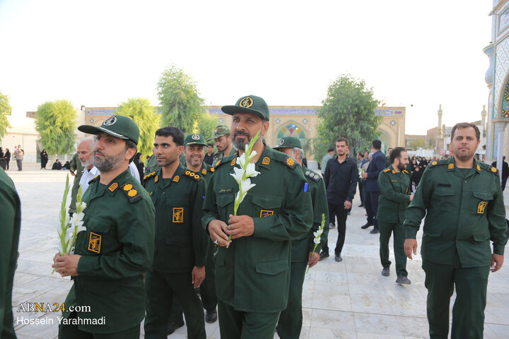 آیین «میهمانی لاله‌ها» در آستان امامزادگان ابراهیم و محمد(ع)