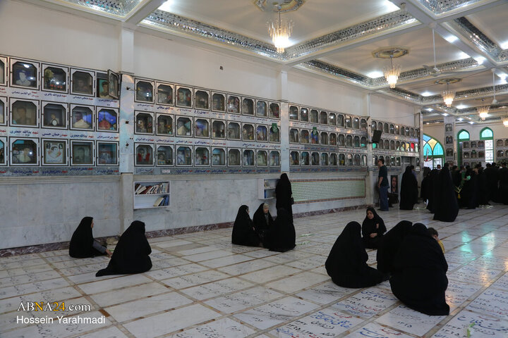 آیین «میهمانی لاله‌ها» در آستان امامزادگان ابراهیم و محمد(ع)