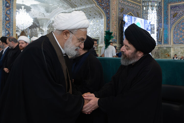 Photos: Commemoration ceremony for Ayatollah Sayyed Mousa Shobeiri Zanjani at Imam Reza Holy Shrine