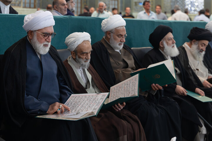 Photos: Commemoration ceremony for Ayatollah Sayyed Mousa Shobeiri Zanjani at Imam Reza Holy Shrine