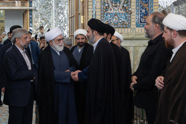 Photos: Commemoration ceremony for Ayatollah Sayyed Mousa Shobeiri Zanjani at Imam Reza Holy Shrine