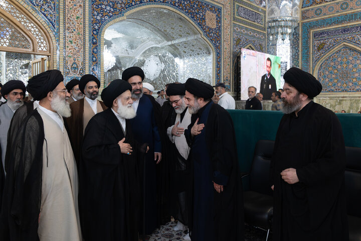 Photos: Commemoration ceremony for Ayatollah Sayyed Mousa Shobeiri Zanjani at Imam Reza Holy Shrine