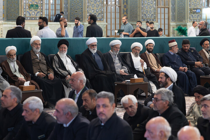 Photos: Commemoration ceremony for Ayatollah Sayyed Mousa Shobeiri Zanjani at Imam Reza Holy Shrine