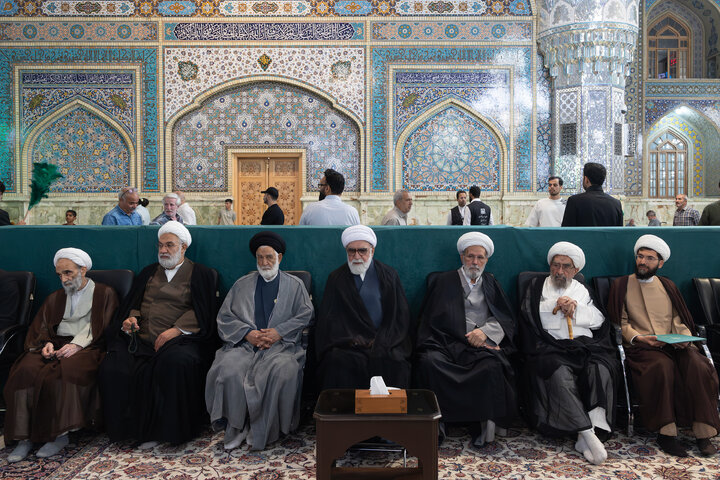 Photos: Commemoration ceremony for Ayatollah Sayyed Mousa Shobeiri Zanjani at Imam Reza Holy Shrine