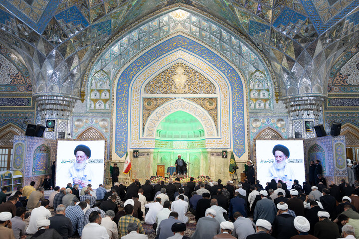 Photos: Commemoration ceremony for Ayatollah Sayyed Mousa Shobeiri Zanjani at Imam Reza Holy Shrine