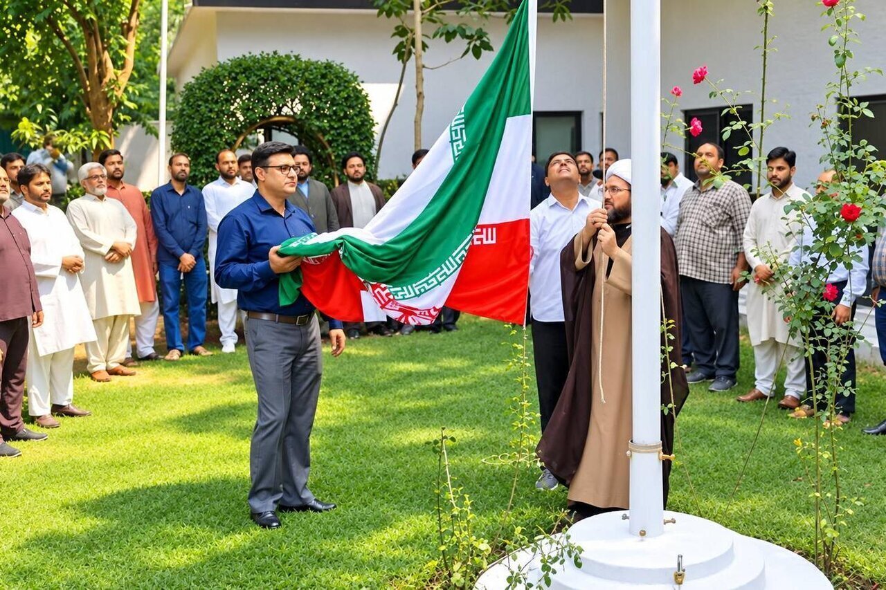 المؤسسات الإيرانية في نيودلهي تحيي يوم العلم الوطني