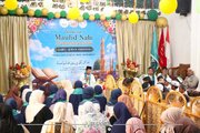 اختتام احتفالات سنوية بكرى مولد النبوي(ص) في إندونيسيا برعاية العتبة الحسينية المقدسة