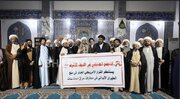 Nəcəf Elmi Hövzəsinin müəllim və tələbələri İran uçuşlarının dayandırılmasına etiraz ediblər