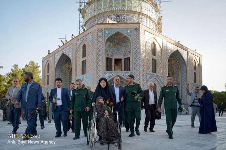 آیین «میهمانی لاله‌ها» در آرامگاه خواجه ربیع مشهد