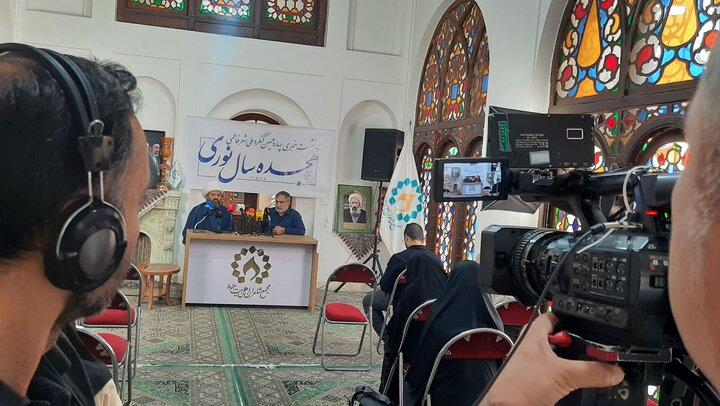 گزارش تصویری/ نشست خبری چهاردهمین کنگره ملی شعر فاطمی با عنوان «هجده سال نوری»