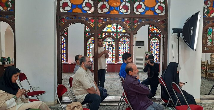 گزارش تصویری/ نشست خبری چهاردهمین کنگره ملی شعر فاطمی با عنوان «هجده سال نوری»