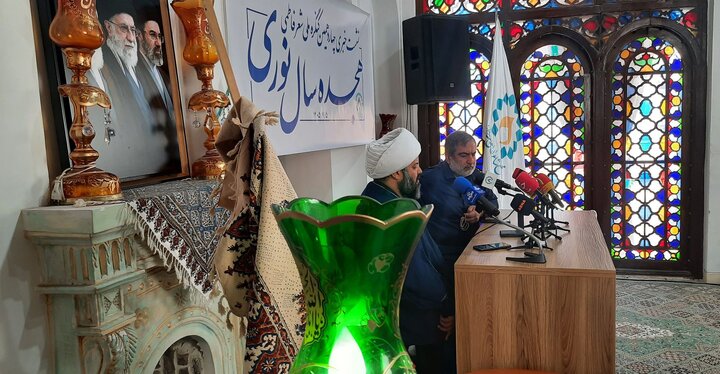 گزارش تصویری/ نشست خبری چهاردهمین کنگره ملی شعر فاطمی با عنوان «هجده سال نوری»