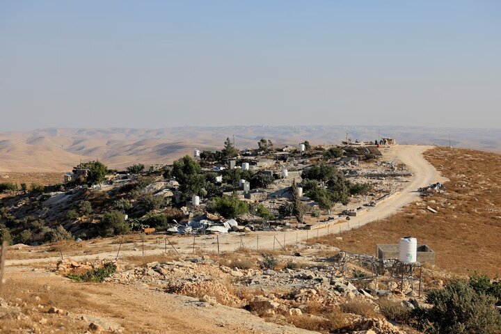 گزارش تصویری/ فلسطینی‌ها به زندگی در غارها پناه بردند
