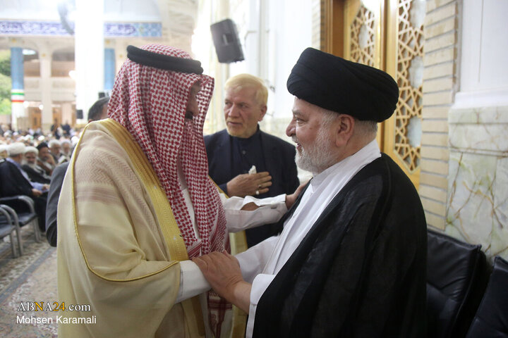 مراسم بزرگداشت آیت‌الله شبیری زنجانی در حرم حضرت معصومه(س)