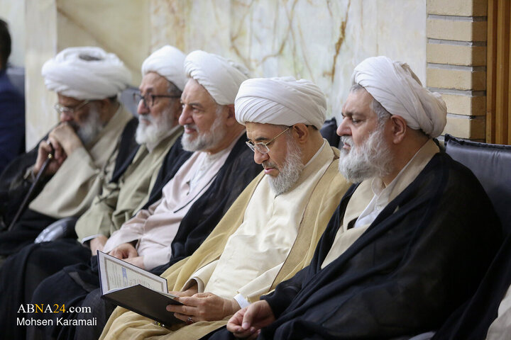 مراسم بزرگداشت آیت‌الله شبیری زنجانی در حرم حضرت معصومه(س)