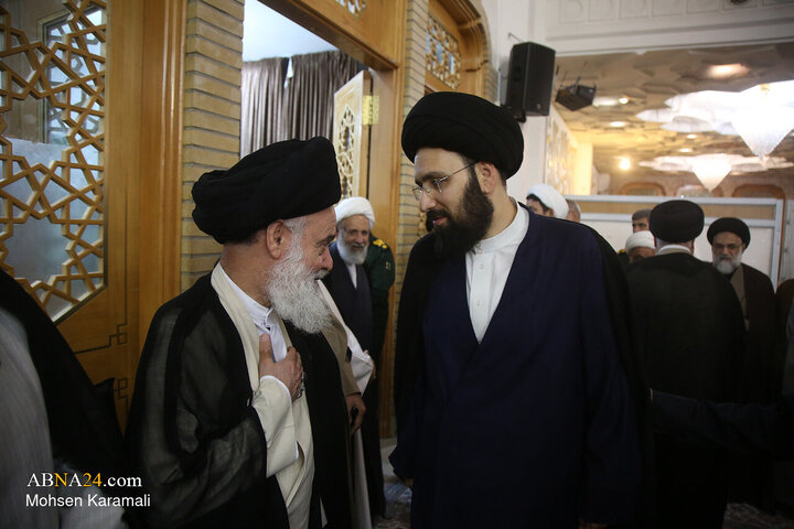 مراسم بزرگداشت آیت‌الله شبیری زنجانی در حرم حضرت معصومه(س)