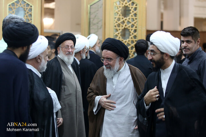 مراسم بزرگداشت آیت‌الله شبیری زنجانی در حرم حضرت معصومه(س)