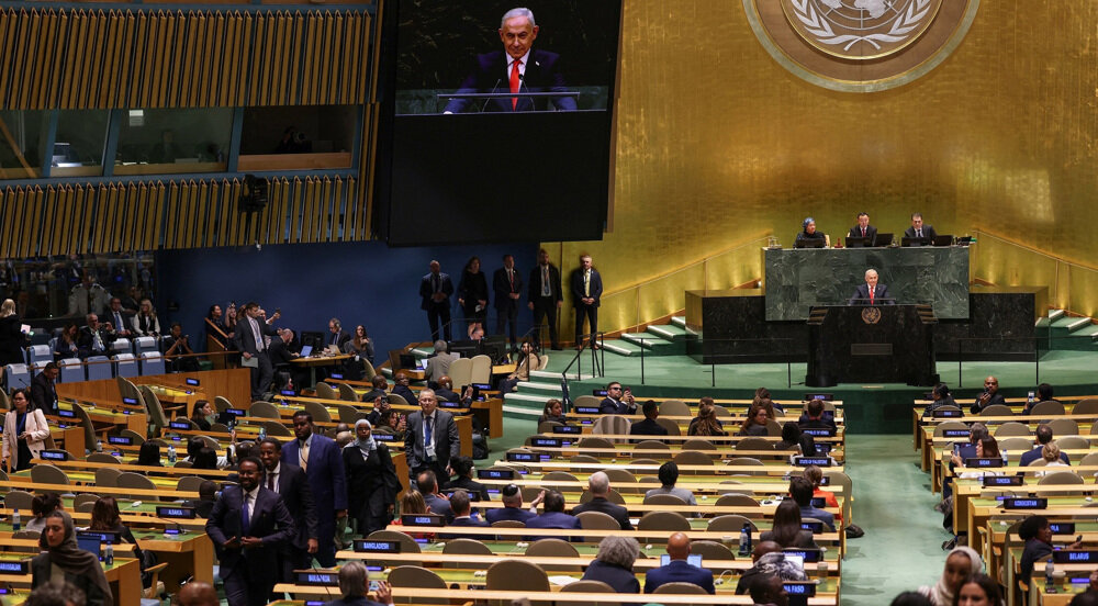 Emirati influencers praise UAE presence during Netanyahu speech despite Gaza genocide