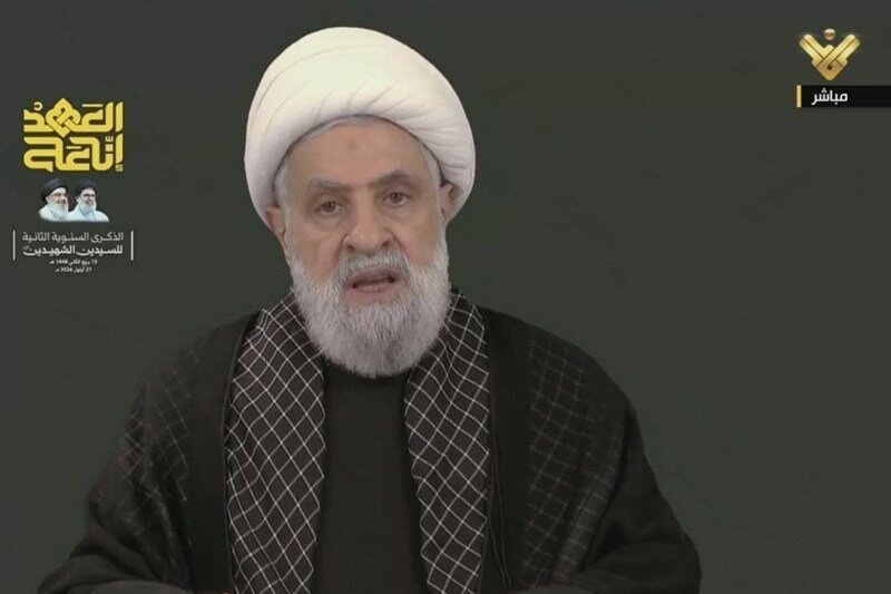 شیخ نعیم قاسم: لبنان بدون مقاومت نابود خواهد شد/آیت‌الله سیدمجتبی خامنه‌ای راه رهبر شهید را ادامه می‌دهد