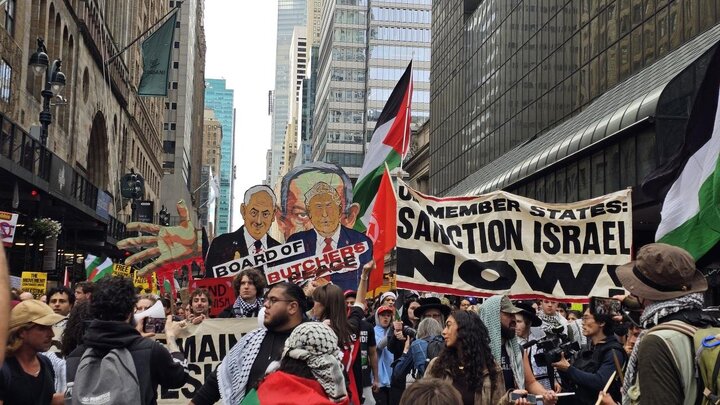 Photos: Anti-Netanyahu protests in streets of New York