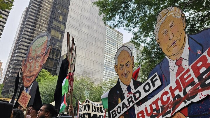 Photos: Anti-Netanyahu protests in streets of New York