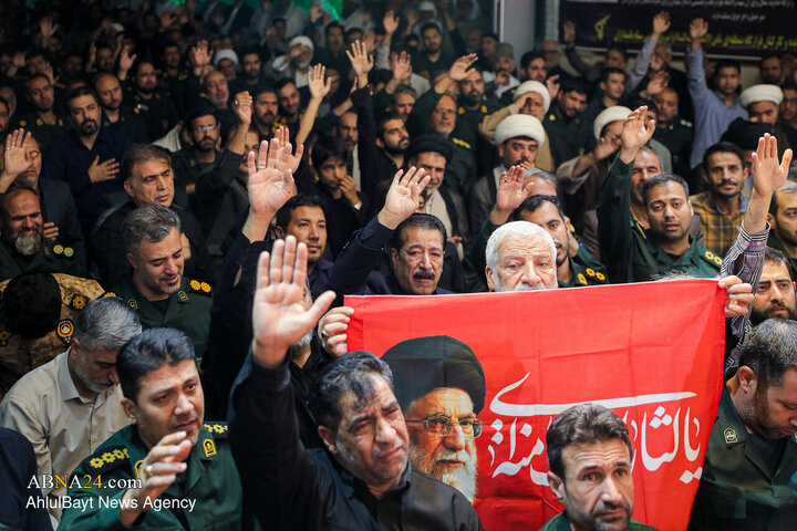 تشییع پیکر فرمانده قرارگاه عملیاتی سجاد سراوان - مشهد