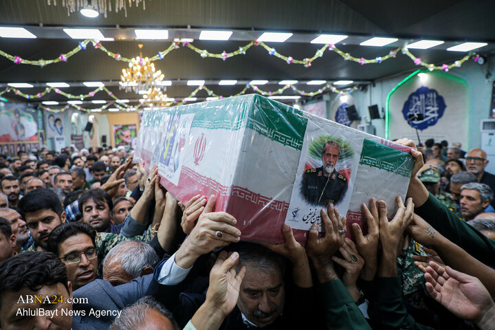 تشییع پیکر فرمانده قرارگاه عملیاتی سجاد سراوان - مشهد