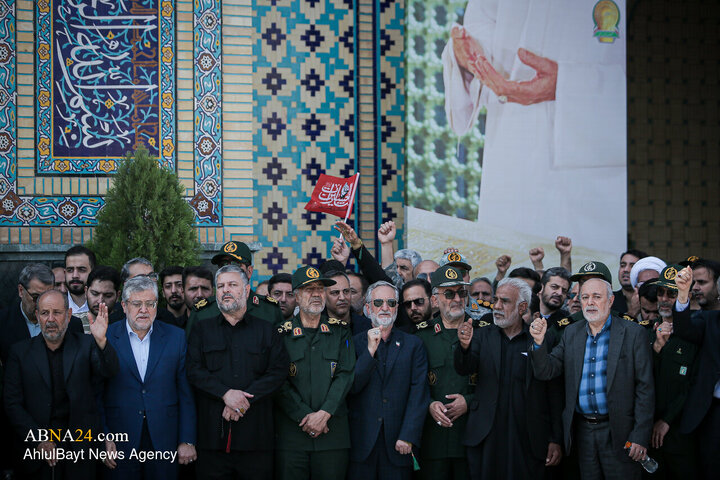 تشییع پیکر فرمانده قرارگاه عملیاتی سجاد سراوان - مشهد
