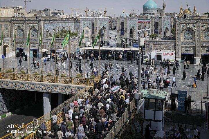 تشییع پیکر فرمانده قرارگاه عملیاتی سجاد سراوان - مشهد
