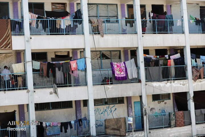 تقرير مصور/ أطفال غزة يعودون إلى مقاعد الدراسة وسط الدمار بفعل العدوان الصهيوني الغاشم
