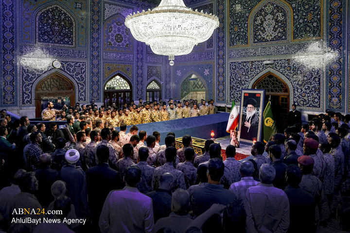 تجدید بیعت سربازان نیرو‌های مسلح با آرمان‌های رهبر شهید انقلاب