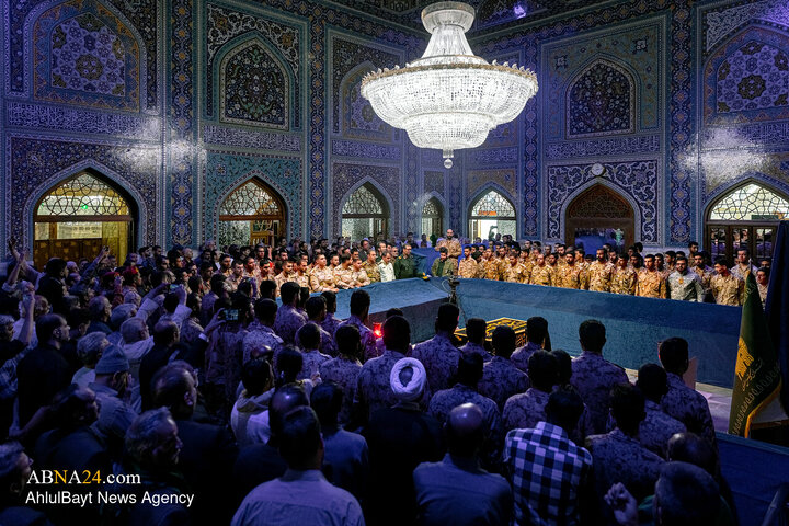 تجدید بیعت سربازان نیرو‌های مسلح با آرمان‌های رهبر شهید انقلاب