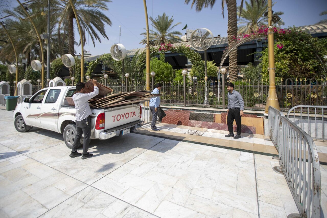 Fatimi Mourning Season Panorama in the area between the two holy shrines
