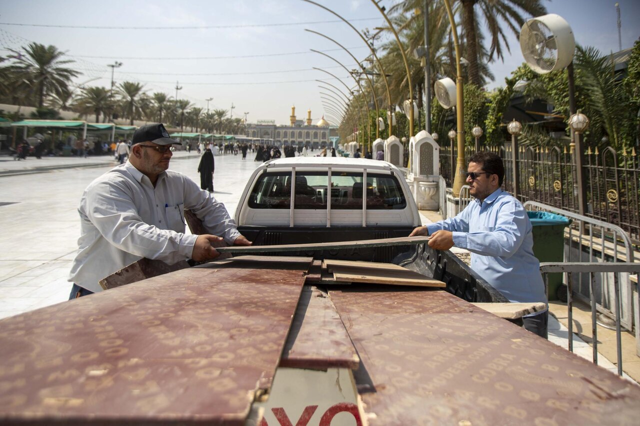 Fatimi Mourning Season Panorama in the area between the two holy shrines