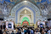 Photos: Commemoration ceremony for Martyr Sayyed Hassan Nasrallah at Razavi Holy Shrine