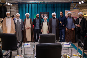 Photos: Commemoration ceremony for second martyrdom anniversary of Seyyed Nasrallah at Marvi Seminary in Tehran