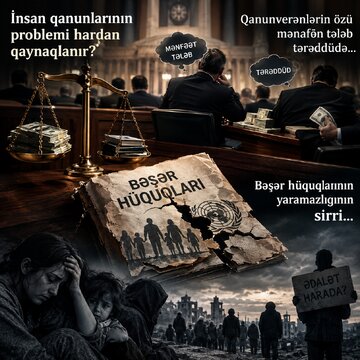 Бәшәр Һүгугларынын Јарамазлығынын Сирри \ Ганунверәнин өзү мәнфәәт тәләб тәрәфдирсә...