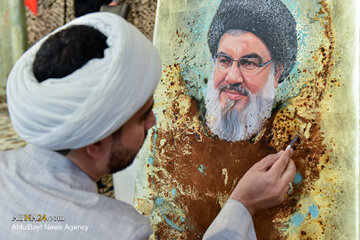 Maadhimisho ya Kumuenzi Shahidi Sayyid Hassan Nasrullah Yafanyika katika Haram Tukufu ya Imam Ridha (a.s) +Picha