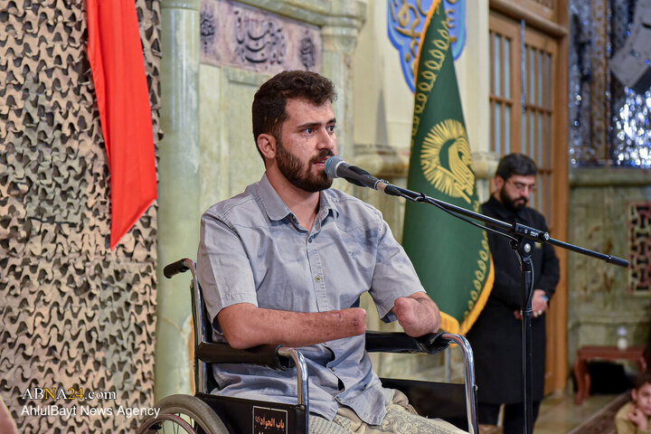 مراسم بزرگداشت شهید سیدحسن نصرالله در حرم مطهر رضوی