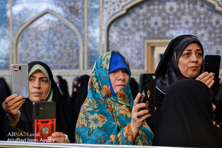 مراسم بزرگداشت شهید سیدحسن نصرالله در حرم مطهر رضوی