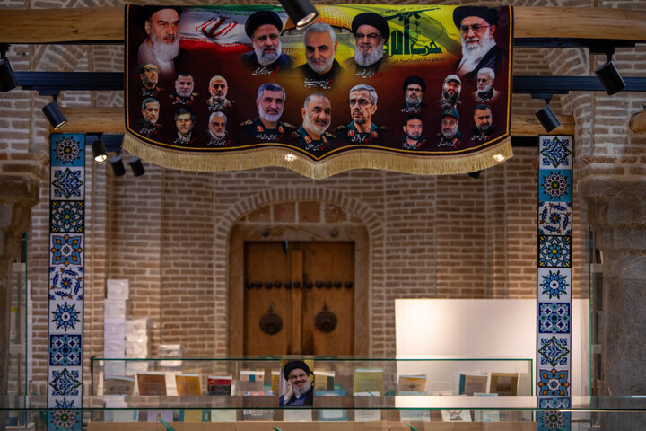 Photos: Commemoration ceremony for second martyrdom anniversary of Seyyed Nasrallah at Marvi Seminary in Tehran