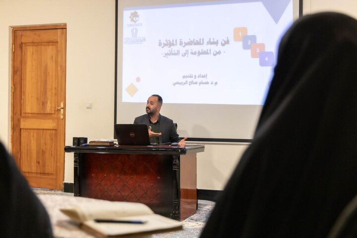 تقرير مصور/ ضمن مشروع (حاملة الرسالة الزينبية)..ورش تدريبية وتأهيلية لملاكات تبليغية نسوية في العتبة العباسية