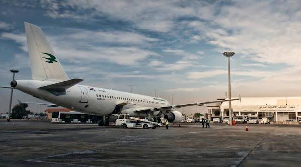 مطار النجف الدولي يعلن عن استئناف رحلاته الجوية إلى المطارات الإيرانية