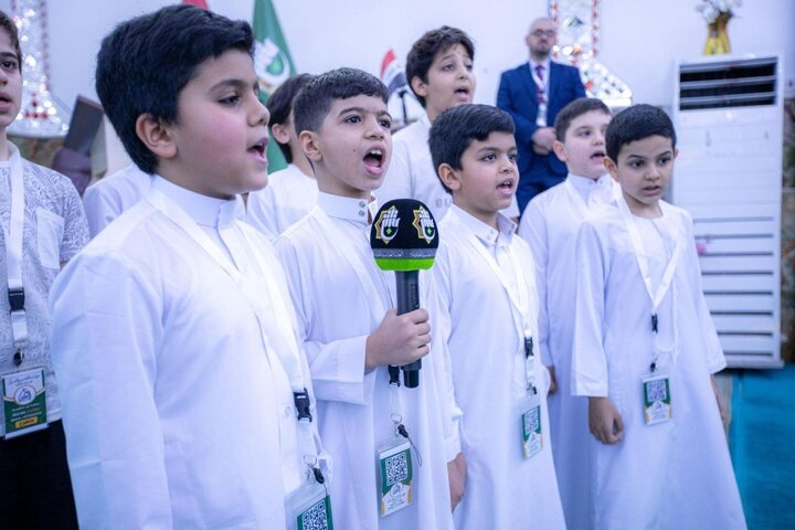 تقرير مصور/ المجمع العلمي ينظم محفلاً قرآنيًا لطلبة الحفظ في بغداد ضمن مشروع الفتى القرآني
